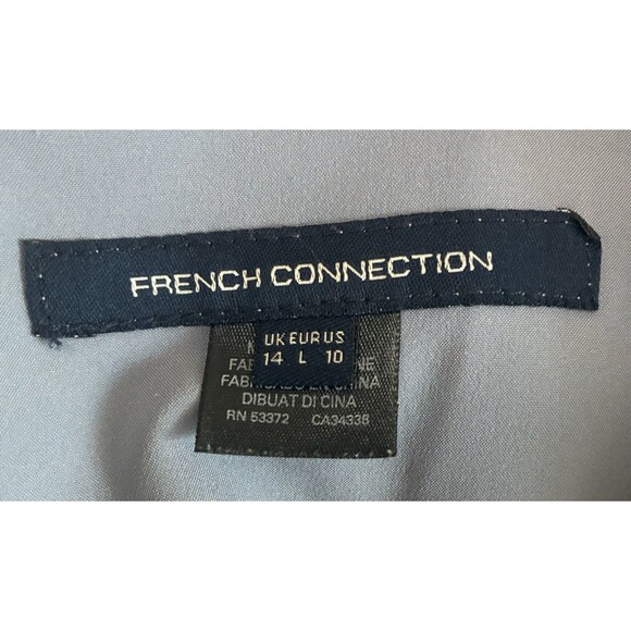 French Connection Women’s Blue Whisper Light Mini Dress Size 10 - Picture 4 of 6
